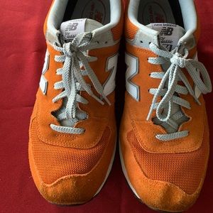 New Balance Orange/Silver Size 13